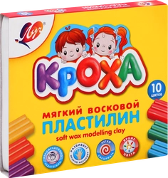 Пластилин ЛУЧ Кроха 10 цветов, мягкий Арт. 12C875-08