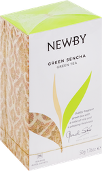 Чай зеленый NEWBY Green Sencha байховый, 25пак