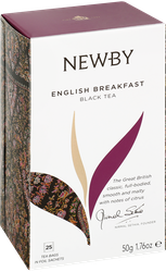 Чай черный NEWBY English Breakfast байховый, 25пак
