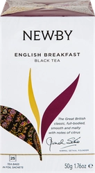 Чай черный NEWBY English Breakfast байховый, 25пак