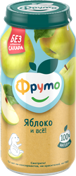 Изображение товара Пюре фруктовое ФРУТОНЯНЯ Яблоко, с 4 месяцев, 250г