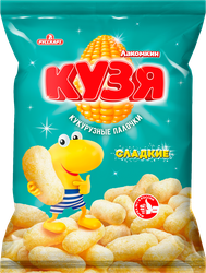 Изображение товара Палочки кукурузные КУЗЯ ЛАКОМКИН с сахарной пудрой, 140г