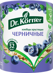 Изображение товара Хлебцы DR KORNER Злаковый коктейль черничный, 100г