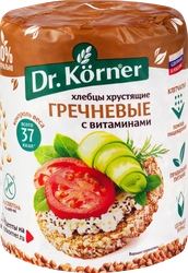 Хлебцы гречневые DR KORNER с витаминами, 100г