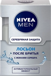 Лосьон после бритья NIVEA Men Серебряная защита антибактериальный, 100мл