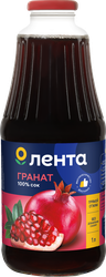 Изображение товара Сок ЛЕНТА Гранатовый прямого отжима, 1л