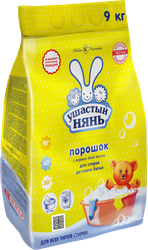 Стиральный порошок для детского белья УШАСТЫЙ НЯНЬ, 9кг