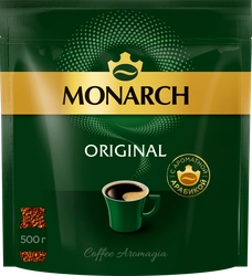 Кофе растворимый JACOBS Monarch/Monarch Original натуральный  сублимированный, 500г