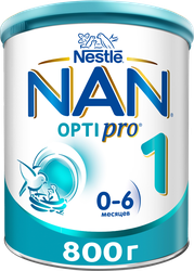 Изображение товара Смесь молочная для роста, иммунитета и развития мозга NAN 1 Optipro, с 0 месяцев, 800г
