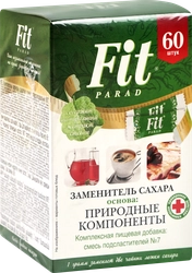 Заменитель сахара FITPARAD №7 на основе эритритола, 60шт