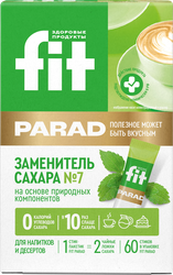 Изображение товара Заменитель сахара FITPARAD №7 на основе эритритола, 60шт