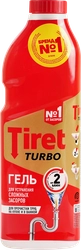 Гель для удаления засоров в канализационных трубах TIRET Turbo, 1л