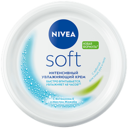 Крем NIVEA Soft интенсивный, увлажняющий с маслом жожоба и витамином Е, 100мл
