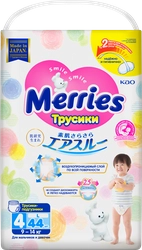 Подгузники-трусики детские MERRIES L 9–14кг, 44шт