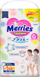 Изображение товара Подгузники-трусики MERRIES XL 12–22кг, 38шт
