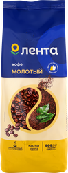 Кофе молотый ЛЕНТА жареный, 500г