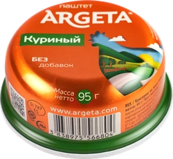 Паштет ARGETA Куриный, 95г