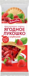 Кекс ХЛЕБНЫЙ ДОМ Ягодное Лукошко с клубничной начинкой 2х70г