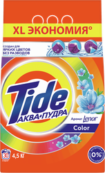 Изображение товара Стиральный порошок для цветного белья TIDE Аквапудра Color Аромат Lenor, автомат, 4,5кг