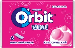 Жевательная резинка ORBIT Детский Классический с ароматом фруктов, 11,5г