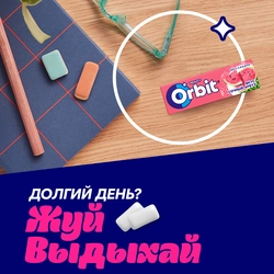 Жевательная резинка ORBIT Сочный арбуз, 13,6г