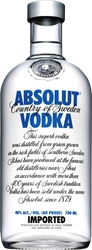 Водка ABSOLUT 40%, 0.7л