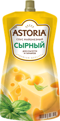 Изображение товара Соус майонезный АСТОРИЯ Сырный 42%, 233г