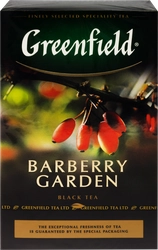 Чай черный GREENFIELD Barberry Garden листовой, 100г