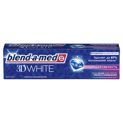 Зубная паста BLEND-A-MED 3D White Бодрящая свежесть, 100мл