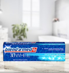 Зубная паста BLEND-A-MED 3D White Арктическая свежесть, 100мл