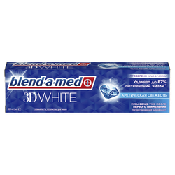 Зубная паста BLEND-A-MED 3D White Арктическая свежесть, 100мл