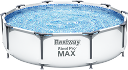Бассейн каркасный BESTWAY Steel Pro Max 4678л 305х76см, с фильтром-
насосом, Арт. 56408