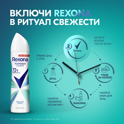 Дезодорант-антиперспирант спрей женский РЕКСОНА Свежесть душа, 150мл