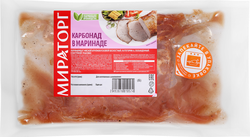 Изображение товара Карбонад свиной МИРАТОРГ в маринаде, бескостный, весовой