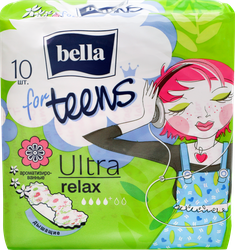 Прокладки гигиенические BELLA Ultra Relax Deo супертонкие, впитывающие, 10шт