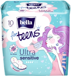 Прокладки гигиенические BELLA Ultra Sensitive супертонкие, впитывающие, 10шт