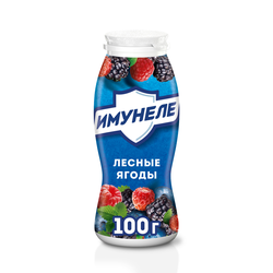 Напиток кисломолочный ИМУНЕЛЕ Лесные ягоды 1,2%, без змж, 100г