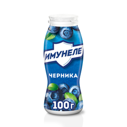 Напиток кисломолочный ИМУНЕЛЕ Черника 1,2%, без змж, 100г
