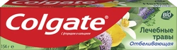 Зубная паста COLGATE Лечебные травы отбеливающая с натуральными ингредиентами для здоровья зубов и десен и белоснежной улыбки, 100мл