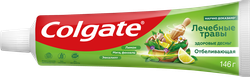 Зубная паста COLGATE Лечебные травы отбеливающая с натуральными ингредиентами для здоровья зубов и десен и белоснежной улыбки, 100мл