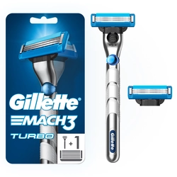 Бритва GILLETTE Mach3 Turbo, со сменной кассетой