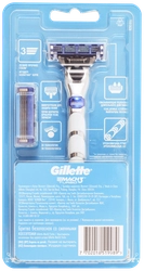 Бритва GILLETTE Mach3 Turbo, со сменной кассетой