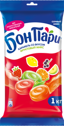 Карамель леденцовая БОН ПАРИ Фруктовый микс, 1кг