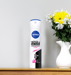 Дезодорант-антиперспирант спрей женский NIVEA Черное и Белое Невидимая защита для тела, 150мл