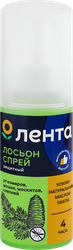 Лосьон-спрей от комаров ЛЕНТА Защита до 4 часов, 100мл