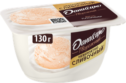 Десерт творожный ДАНИССИМО со вкусом пломбира 5,4%, без змж, 130г