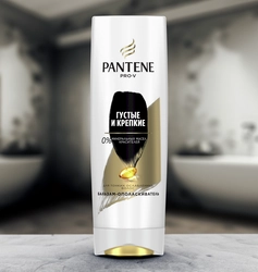 Бальзам-ополаскиватель для тонких, ослабленных волос PANTENE Густые и крепкие, 360мл