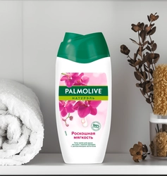 Гель-крем для душа PALMOLIVE Натурэль Роскошная мягкость Черная орхидея с увлажняющим молочком, 250мл