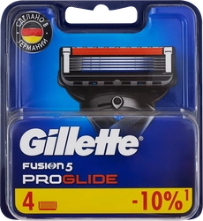 Кассеты сменные для бритья GILLETTE Fusion5 ProGlide, 4шт