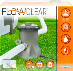 Фильтр-насос BESTWAY Flowclear 1249л/ч, Арт. 58381